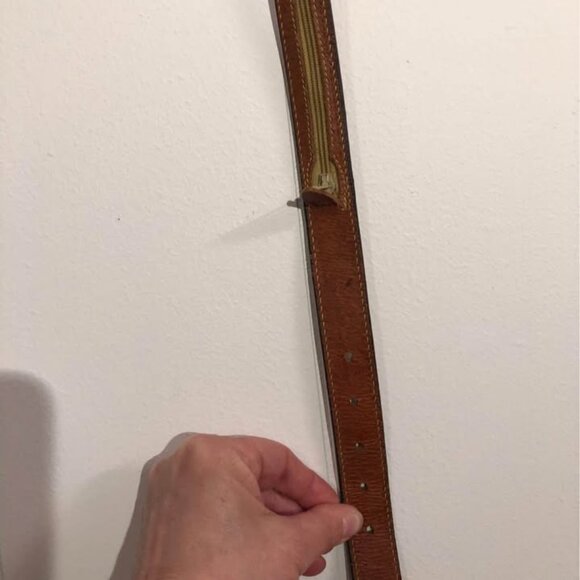 Vintage Patagonia Leather Money Belt Size 30 Approx. 3/4" Wide - Picture 8 of 8